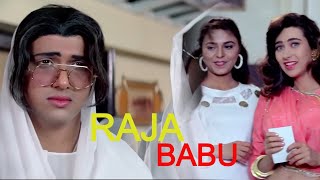 Karishma Kapoor के घर गए विधवा बनकर Govinda ( Raja Babu) | Raja Babu | जबरदस्त Comedy Scene