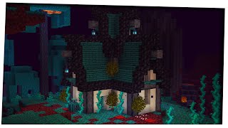 Minecraft 1.16 - Simple Nether House Tutorial｜How To Build｜Inspiration Build｜Step By Step Build @FullySpaced