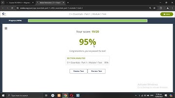 C++ Essentials - Part 1 - CPPE1 - Module 1 Test Solution - CISCO NETACAD | CS201 Assignment 2 Soluti