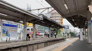 西武新宿線20000系＋西武新宿線40000系発車入線シーン　in上石神井駅