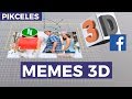 Cómo hacer memes en 3D para facebook - Tutorial #Pikceles con @_Keyframe