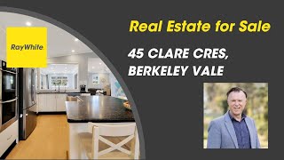 45 Clare Crescent, Berkeley Vale. Real Estate for Sale