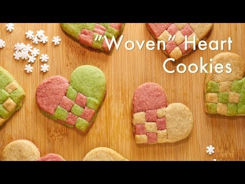 "Woven" Heart Cookies | Julehjerte Småkager | Danish Traditions | In Carina&rsquo;s Kitchen