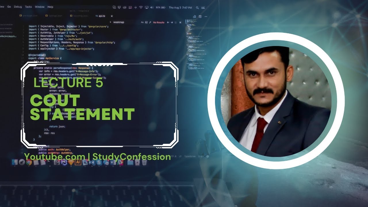 How to use COUT statement in c++ || output basic explained.. - YouTube