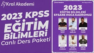 Kral Akademi 2023 Eğitim Bilimleri Canlı Ders Paketi