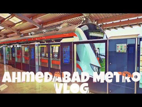 Metro in Ahmedabad |Ahmedabad Metro vlog । First visit in Ahmedabad metro rail । vishal vaghasiya