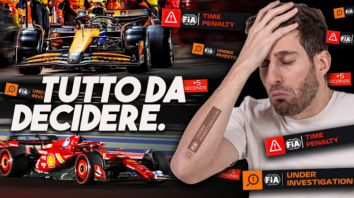 CAOS PENALITÀ - Norris POLLO - ANCORA TUTTO APERTO - PostGP Qatar