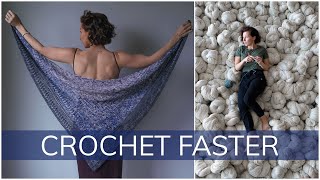 How To Crochet Faster  Speed Tips for Beginners!