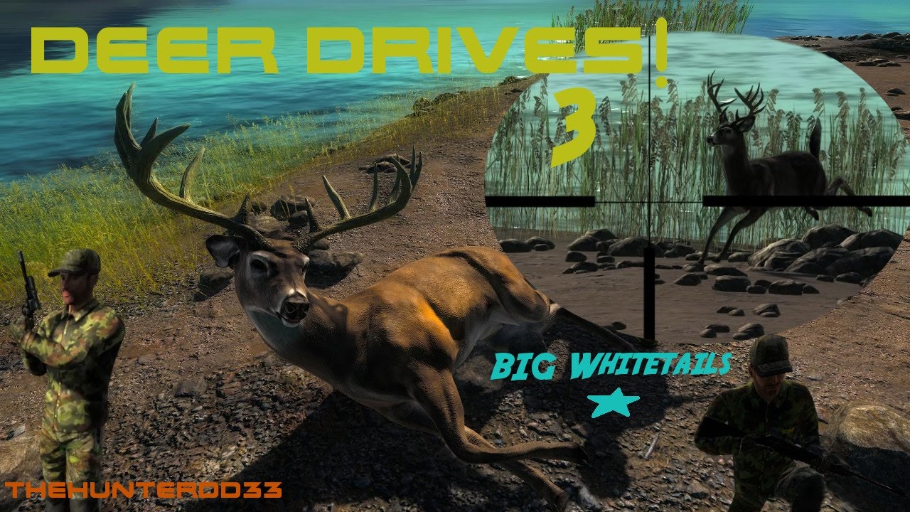 DEER DRIVES 3!! *Big Whitetails* THEHUNTER 2017 YouTube