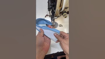 chặn nẹp thân túi xách màu xanh và màu bò