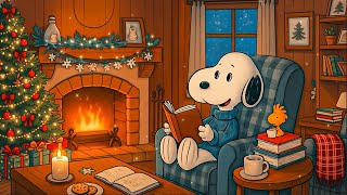 Snoopy’s Winter Morning Jazz | Soft Christmas Chill Jazz For Focus, Relaxation & Peaceful Mornings