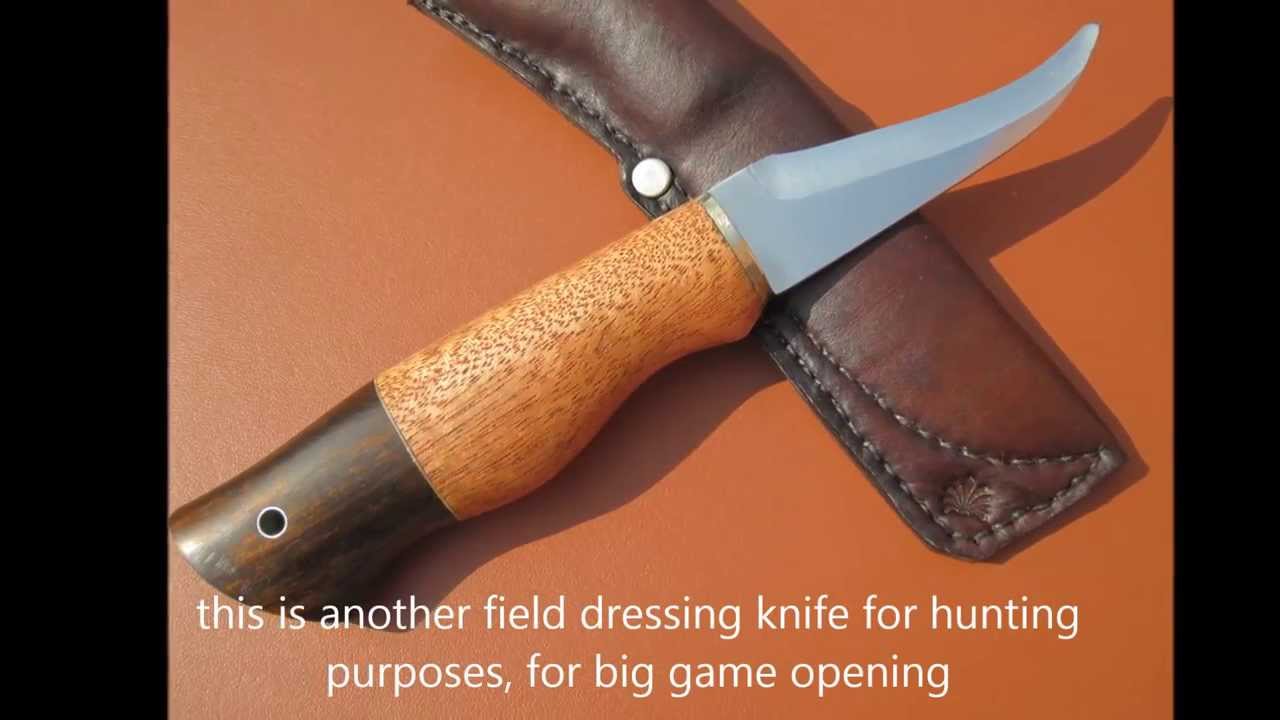Knife making field dressing Finnish knife YouTube