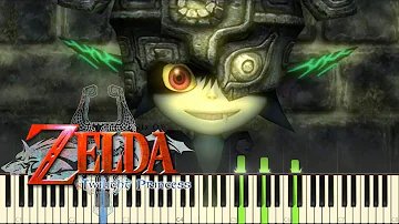 The Legend of Zelda: Twilight Princess - Midna's Lament - Piano (Synthesia)