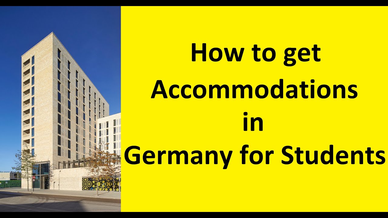 🇩🇪 How to get in Germany for Students Hostel 