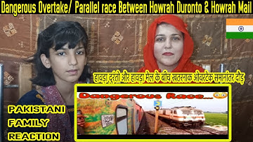 130KMPH High Speed Dangerous 😳Overtake/ Parallel race Between Howrah Duronto & Howrah Mail | LIFEHAP