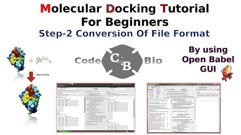 Molecular Docking | Step-2 | Open Babel | File Conversion | Hands on Tutorial | Beginners | Ligand |