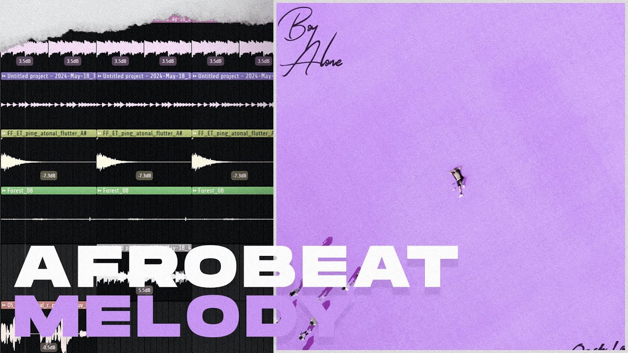 Making Afrobeat & Omah Lay & Dancehall Melody (FL Studio Silent Cookup)