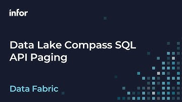 Data Lake Compass SQL API Paging Demo