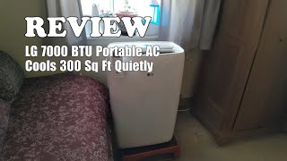 LG 7,000 BTU Portable AC Review: Cools 300 Sq Ft, Quiet Operation, Easy Setup - 2025