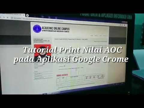 Review Cara Print Nilai di Aplikasi AOC UMA