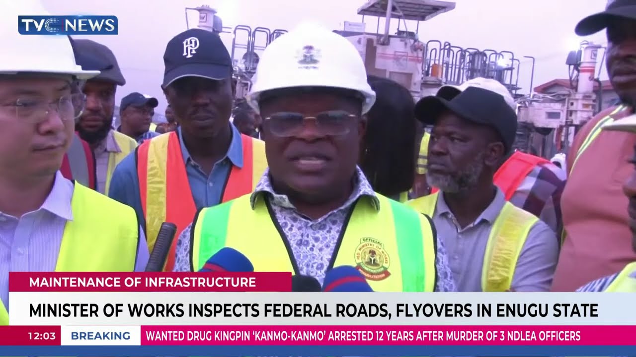 Minister Of Works Inspects Federal Roads, Flyovers In Enugu State