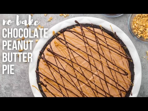 No Bake Chocolate Peanut Butter Pie | The Recipe Rebel