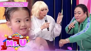 Mini Miss U Rafa is having a delightful acting showdown with Petite and Vice | Mini Miss U