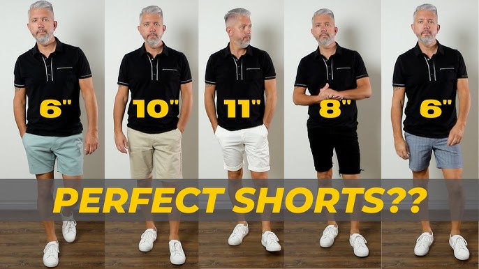 How Long Should Your Shorts Be? A Visual Guide to Men's Shorts Length 