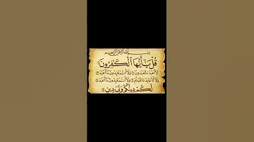 سعد الغامدي سورة الكافرون Saad Al ghamdi #islamicprayer #quran #لايك #surah