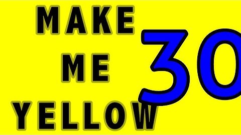 Make Me Yellow Level 30 Walkthrough Answer Riddle App Gameplay Video