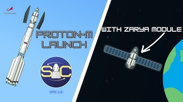 Proton-M and Zarya Module Launch | Space Flight Simulator | SFS 1.5