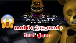 playing a fan-made fnaf game on mobile?