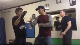 Wing chun/Ving Tsun IVT Lead KO punch practice March 2017