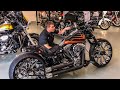 Harley-Davidson Breakout 300-Tire Customized by Arni Harley in Switzerland
