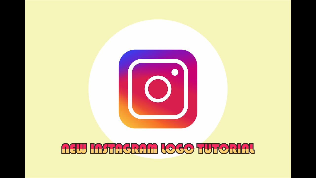 New Instagram Logo Tutorial Corel Draw X7 YouTube