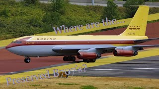 Where are the retired and preserved Boeing 707s