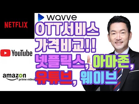 가장 저렴한 OTT 서비스는 무엇일까? 아마존 프라임비디오, 넷플릭스, 유튜브 프리미엄, 웨이브 가격비교