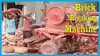 Brick Breaking Machine | How To Break Bricks On The Brick Breaking Machine | Fish Corn