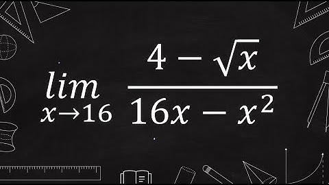 limit with square root (conjugate) | limit of (4-sqrt(x))/(16x-x^2) as x approaches 16