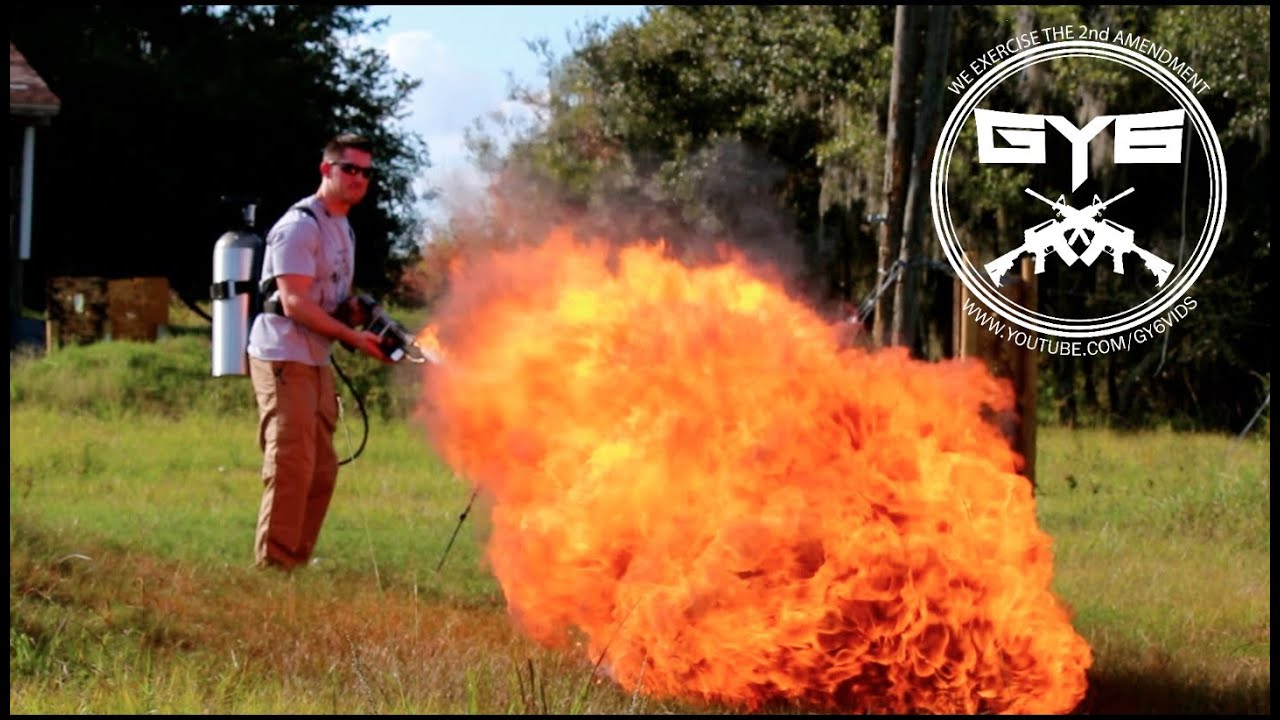 COMING SOON on GY6vids---Flame Throwers, Cannons, 50cals, Full Autos, and EXPLOSIONS