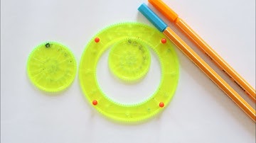 Satisfying and relaxing Spirograph design video #drawing  #spirograph #how