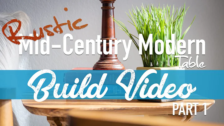 Rustic Mid-Century Modern Coffee Table Build - Part 1