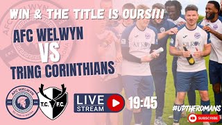 AFC Welwyn Vs Tring Corinthians | Live Match