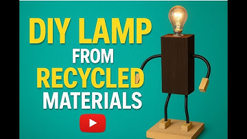 Build a Robot Lamp Using Recycled Household Items | DIY Lighting | arts lab and recycling