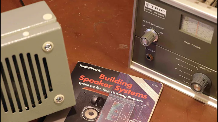 Trio 9R-59DS Communications Speaker Build