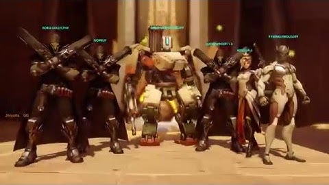 Overwatch BETA Gameplay - Players Vs. AI (Easy)