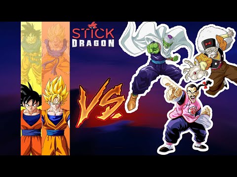 Dragonball Stickman Z - Stick Dragon fight lv 1-3