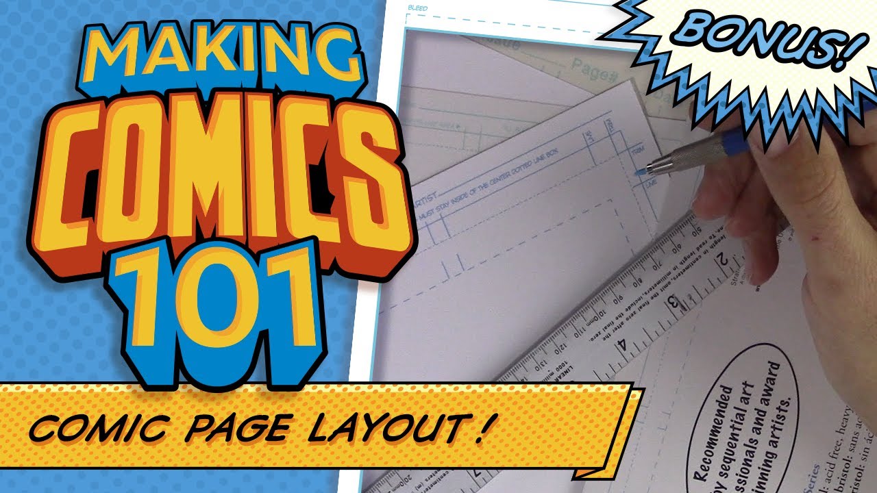 How To Format Your Comic Art Boards! Making Comics 101- Bonus