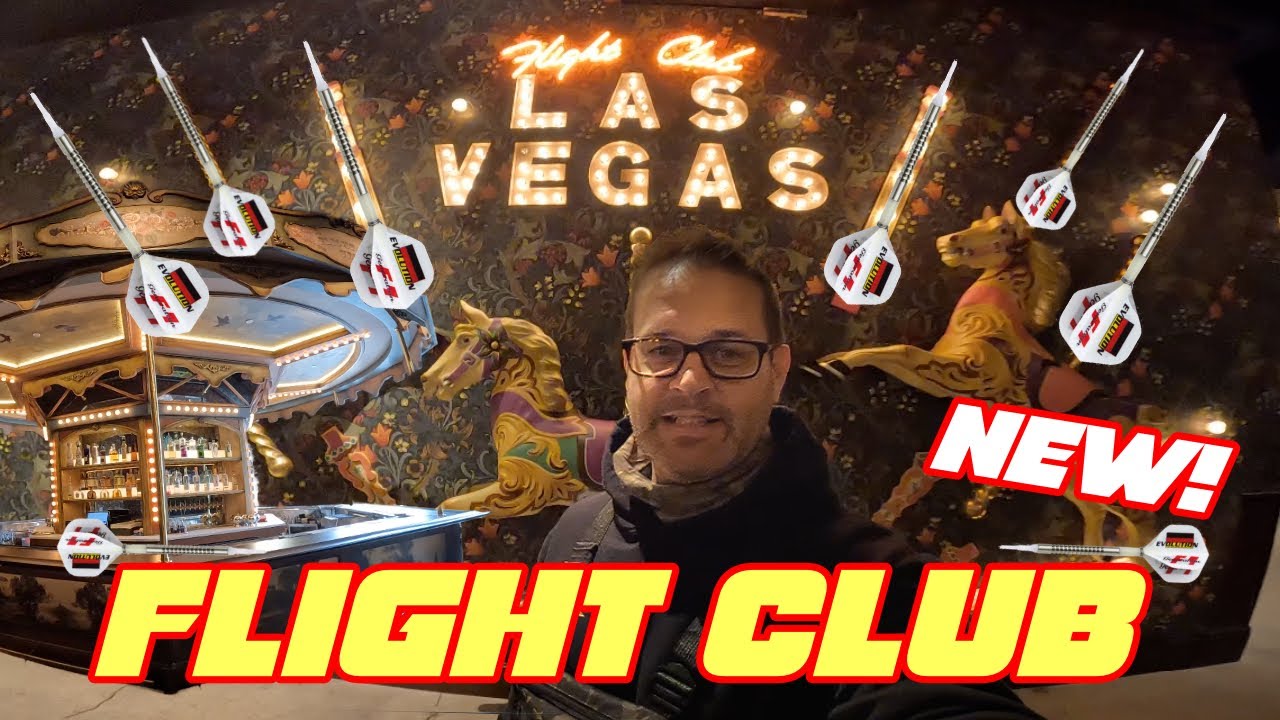 Flight Club Social Dart Bar Opens in Las Vegas - YouTube