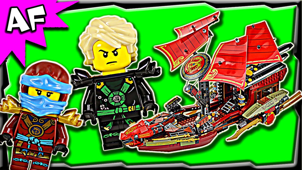 Lego Ninjago Final Flight of DESTINY'S BOUNTY 70738 Ghost Army Stop Motion  Build Review